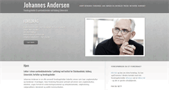 Desktop Screenshot of johannesandersen.dk